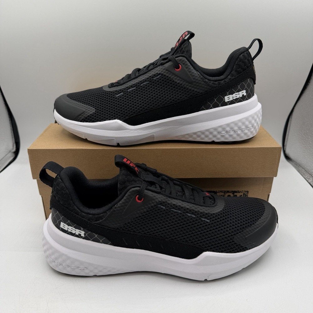 Under Armour UA Project Rock BSR 5 UFC Shoes Mens‎ 8.5 Womens 10 Black Sneakers